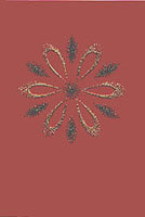Flower Mandala Stitched Card