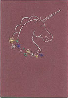 Unicorn Stitched Card