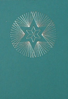 Xmas Star Stitched Card